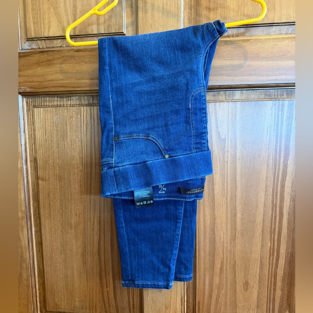 Liverpool Dark Blue Skinny Jeans